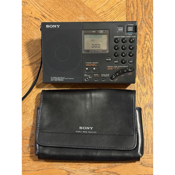 Sony ICF-SW7600G FM STEREO/SW/ MW/LW PLL SYNTHESIZED WORLD BAND RECEIVER JAPAN - Picture 2 of 14